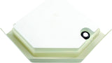 Lippert 209414 Better Bath 32" x 32" Neo Angle RV Shower Pan Left Hand Drain Parchment