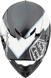 Troy Lee Designs Adult | Offroad | Motocross | SE4 Polyacrylite w/MIPS Beta Helmet (Silver, Medium)