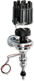 PerTronix D130700 Flame-Thrower Plug and Play Vacuum Advance Black Cap Billet Electronic Distributor with Ignitor II Technology for Ford Small Block