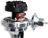 PerTronix D130700 Flame-Thrower Plug and Play Vacuum Advance Black Cap Billet Electronic Distributor with Ignitor II Technology for Ford Small Block