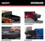 UnderCover SwingCase Truck Bed Storage Box | SC304P | Fits 2020 - 2021 Jeep Gladiator Passenger Side , Black , 10 x 36 x 16 inches