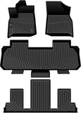 VIWIK Floor Mats Compatible for Traverse 2018-2022 7 Seat with 2nd Row Bucket Seats,All Weather Floor Liners Full Set Include 1th 2nd 3rd Row Front and Rear, Automotive Floor Mats Black