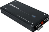 Rockville Atom P30 Marine/ATV/Car Amplifier 2400w Peak/600w RMS 4 Channel w/Volt Meter, Black