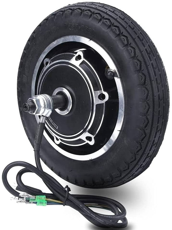 10 Inch Hub Motor 1000w, 24/36/48V 350W Tyre Electric Motor Kit for Motor Electric Bicycles, E-Bike, Electric Scooter