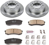 Power Stop KOE2405 Autospecialty Rear Replacement Brake Kit-OE Brake Rotors & Ceramic Brake Pads