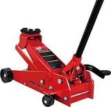 BIG RED TAM83012 Torin Pro Series Hydraulic Floor Jack with Single Quick Lift Piston Pump and Foot Pedal, 3.5 Ton (7,000 lb) Capacity, Red