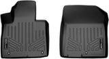 SMARTLINER Custom Fit All Weather Black 1st Row Floor Mat Liner Set Compatible with 2021-2023 Hyundai Santa Fe