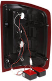 DNA Motoring TL-CSIL15-LED-CH-RD LED Tail Light Compatible With 14-19 Silverado 1500 / 15-19 Silverado 2500 HD 3500 HD NOT Fit LED Tail Light Models (Fits Halogen Tail Light Models Only)