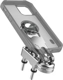 Rokform - Motorcycle Cell Phone Perch Mount, Clutch Perch Phone Mount Fits Most Harley's, Secures Phone Via Quad Tab Twist Lock Mount and Built-in Magnet Mount (Polished Aluminum)