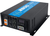 TVNIKD 2500Watt Pure Sine Wave Inverter Solar Inverter DC 12V to AC 120V Power Converter with Various outlets for Home RV Truck Off-Grid Solar