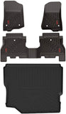 3W Floor Mats and Cargo Liner Compatible for Jeep Wrangler JL Without SUBWOOFER 2018-2022 TPE All Weather Custom Fit Floor Liner and Cargo Mats 1st&2nd Rows Car Mats&Trunk Liner Not for JK Black