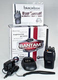 Klein Electronics BANTAM-UHF 2-Way Radio with Kenwood Connector Jack; Compact, Rugged, Full Power Radio; 16 Channels; 4 watts/2 watts RF power; Scanning; Voice Channel Enunciation