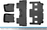 MAXLINER Floor Mats 3 Row Liner Set Black for 2011-2017 Expedition EL / Navigator L with 2nd Row Bucket Seats Without Console