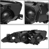 DNA Motoring OEM-HL-0115-R Black Housing Factory Style Passenger Side Headlight Lamp Replacement For 17-20 Pacifica