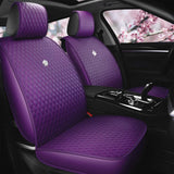Red Seat Covers Universal Leather Seat Cover Comfortable Car Seat Cover 2/3 Covered 11PCS Fit Car/Auto/SUV (A-China red)