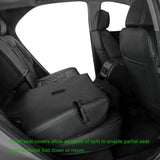 EKR Custom Fit Full Set Car Seat Covers for Select Chevy Malibu 2016 2017 2018 2019 2020 2021 2022 - Leatherette (Black)