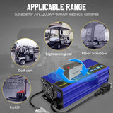 Battery Charger Automatic Smart Charger ，Automotive Battery Charger 24V 30A EM160 Fully-Automatic Smart Charger for Forklift Club Car Golf Cart