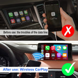 CarlinKit 2.0 Wireless CarPlay Adapter dongle for Audi Factory Wired CarPlay Cars, Compatible with Audi A3 A4 A5 A6 A7 Q7 Q2 R8 Q5 MMI 2017 2018 2019 2020 2021, Convert Wired to Wireless CarPlay