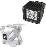 Rugged Ridge 15210.12 Light Kit, X-Clamp/Square LED, Large, Silver, 6 Pieces