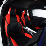 Beerte Car Seat Cover Fit for 2017-2020 Honda CRV,Automotive Custom Interior Accessories,Waterproof&Scratchproof&Nonslip Car Seat Cover Protector,Full Set Black Leather Auto Seat Covers