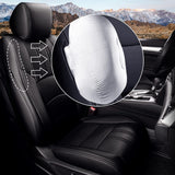 Custom Fit Car Seat Covers for Honda Accord 2018 2019 2020 2021 Full Set Faux Leather Waterproof Seat Cover Vehicle Protection Compatible Airbag Automotive Interior Accessories