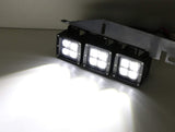 iJDMTOY Lower Bumper Opening Fit 120W LED Fog Light Kit Compatible With 2017-up Ford Raptor, Includes (6) CREE LED Pod, Metal Mounting Brackets & On-Off Switch Relay Wiring