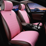 Red Seat Covers Universal Leather Seat Cover Comfortable Car Seat Cover 2/3 Covered 11PCS Fit Car/Auto/SUV (A-China red)