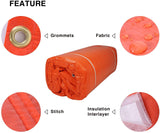ONENESS Concrete Blanket, Concrete Curing Blanket 1/8 inch Thick, Tarpaulin, Multipurpose Use Waterproof Tarps,12' x 20'