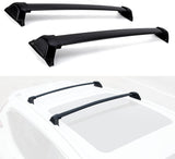 Black Horse Black Aluminum OEM Replica Cross Bar Compatible with 2017-2022 Honda CR-V