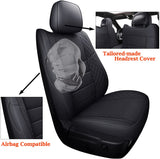 Coverado Jeep Grand Cherokee Seat Covers, Waterproof Faux Leather Seat Protectors Customized Seat Cushions Full Set, Fit for Jeep Grand Cherokee 2011-2022, Black