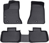JDMON All Weather Floor Mats Compatible with 2011-2022 Dodge Charger RWD / Chrysler 300 RWD, Custom Fit Car Floor Liner 2 Row Front & Rear Black TPE