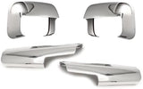 Putco 400520 Chrome Overlay for Tow Mirror with Light - 4 Piece