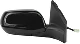 Fit System Passenger Side Mirror for Honda CR-V EX-L Model, Textured Black w/PTM Cover, Foldaway, Heated Power,Black -63043H
