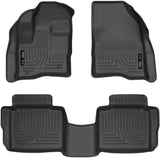 Husky Liners Weatherbeater Series | Front & 2nd Seat Floor Liners - Black | 98701 | Fits 2010-2019 Ford Taurus 3 Pcs
