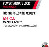 Pop & Lock PL8200 Power Tailgate Lock for Ford/Mazda (for Tailgate Without OEM Lock)
