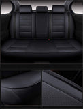 OASIS AUTO 2016-2022 Tacoma Custom Fit PU Leather Seat Cover Compatible with Tacoma 2016-2017-2018-2019-2020-2021 (2016-2022 Tacoma, Black)