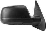 Fit System 70153T Passenger Side Mirror for Toyota Tundra SR/ SR5 Model, Textured Black, w/o Lane Change Assist, Foldaway, Heated Power