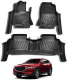 Mixsuper Custom Fit for Floor Mats Mazda CX-5 2017-2021 2022 CX5 Floor Liners All Weather 5D Protect Covered The Door Sill Durable Odorless Carpet Liner Set