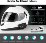 Motorcycle Helmet Headset with Camera, FreedConn R1plus 1080P Motorcycle Camera 6-Way Bluetooth Motorcycle Helmet Wireless 1000M Waterproof Intercom with FM/Bluetooth 5.0/32G SD Card/2 in 1 Mic…