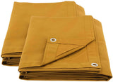 Mytee Products 12' x 20' Tan Canvas Tarp 12oz Heavy Duty Water Resistant