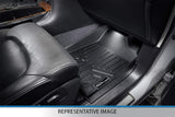 SMARTLINER Custom Fit Floor Mats 2 Row Liner Set Black Compatible with 2018-2022 Toyota Tacoma Double Cab