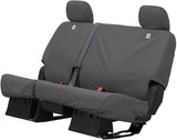 Covercraft Carhartt SeatSaver Custom Seat Covers | SSC8462CAGY | 2nd Row 60/40 Bench Seat | Compatible with Select Ford F-250/350 Models, Gravel