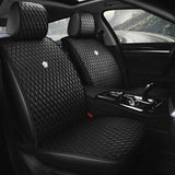 Red Seat Covers Universal Leather Seat Cover Comfortable Car Seat Cover 2/3 Covered 11PCS Fit Car/Auto/SUV (A-China red)