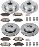 Power Stop KOE2832 Autospecialty Front and Rear Replacement Brake Kit-OE Brake Rotors & Ceramic Brake Pads