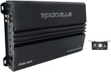 Rockville RVA-M3 4000w Peak/1000w CEA RMS @ 1 Ohm Amplifier Mono Car Amp+Remote