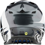 Troy Lee Designs Adult | Offroad | Motocross | SE4 Polyacrylite w/MIPS Beta Helmet (Silver, Medium)