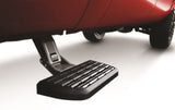 AMP Research 75400-01A BedStep2 Retractable Truck Bed Side Step for 1999-2013 Silverado/Sierra (Dually requires 75610-01A for install), All Beds , Black , Large