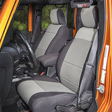 Rugged Ridge 13215.01 Seat Cover Kit, Front, Neoprene, Black; 11-18 Jeep Wrangler JK