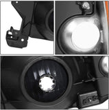 DNA Motoring HL-OH-F15087-BK-AM Black Amber Factory Style Headlights Replacement For 87-91 Bronco F150 F250 F350