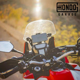 Hondo Garage Perfect Squeeze Motorcycle Phone Mount and Handlebar Clamp Bundle | Industrial Off-Road Dirt Bike Phone Mount | All Metal CNC Machined | 90 lbs of Clamping Force | Made in The USA